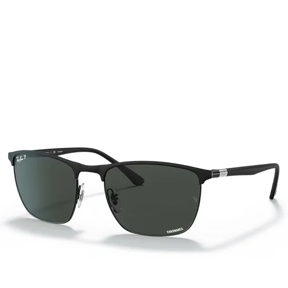 Ray Man RB3686 Polarized Chromance Black Sunglasses - Picture 2 of 15